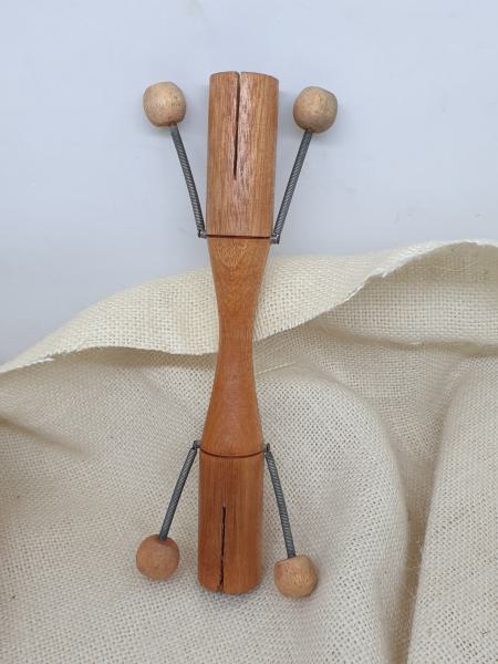Double Wooden Rattle